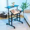 Stand Up Desk with Height Adjustable and Rolling Casters for Home